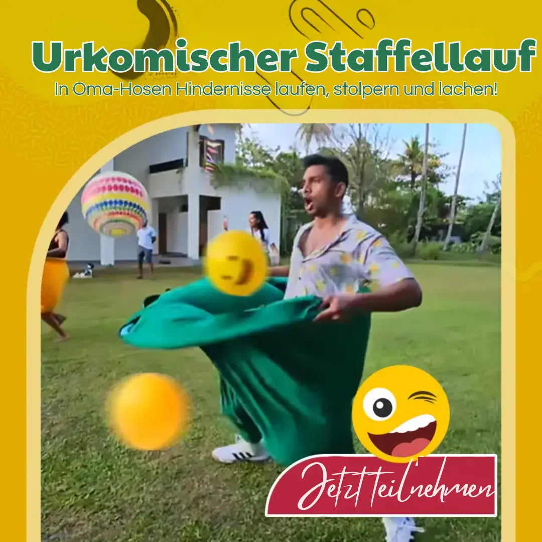Outdoor-Fangspiel mit Riesenhose für Gruppenspaß Mivoza Deutschland