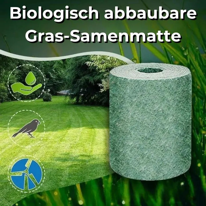 Pflegeleichte Bio-Rasensamenmatte Mivoza Deutschland