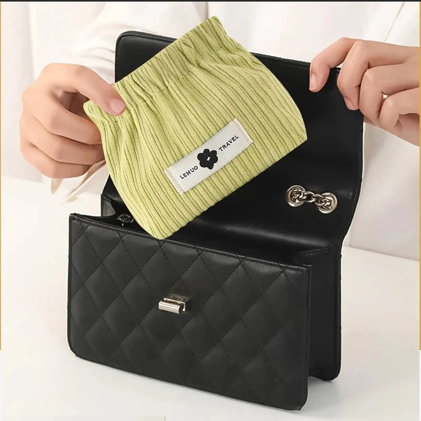 Pinch-Open Kosmetiktasche — Praktisch für Lippenstift & Accessoires Mivoza Deutschland