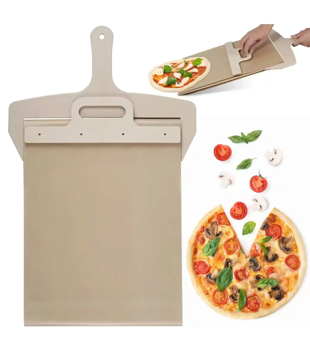 Pizzaschieber mit Rollgurt — Teigschonendes Schiebewerkzeug für perfekte Pizzen Mivoza Deutschland