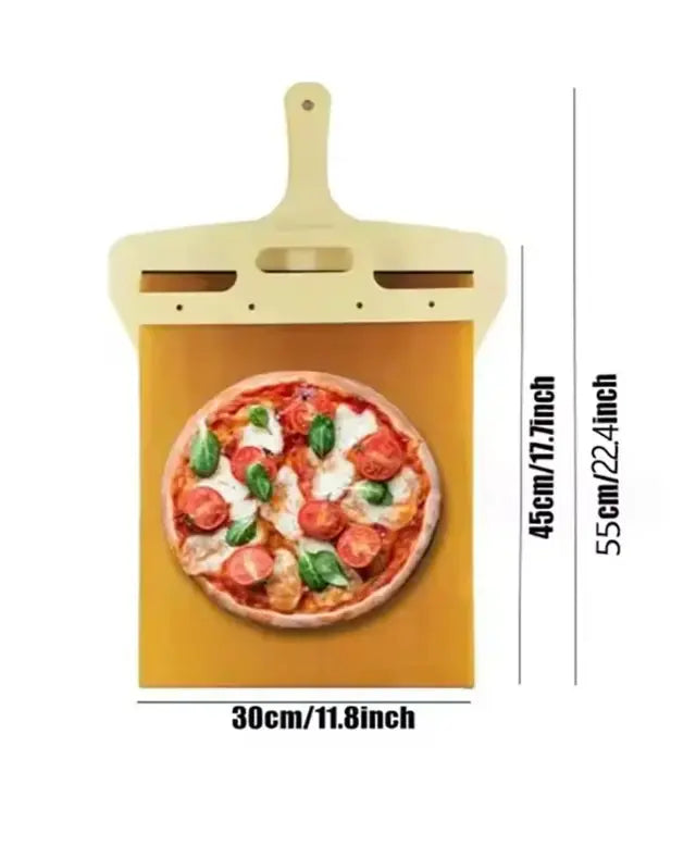Pizzaschieber mit Rollgurt — Teigschonendes Schiebewerkzeug für perfekte Pizzen Mivoza Deutschland