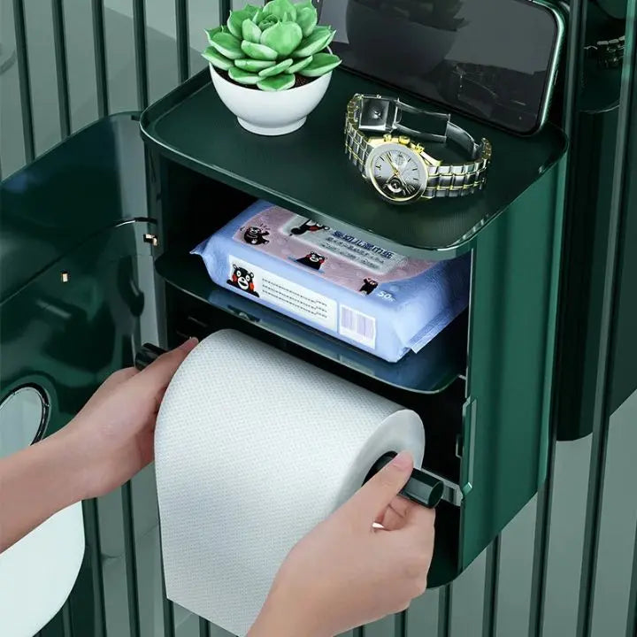 Platzsparender, wandmontierter Badezimmer-Organizer Mivoza Deutschland
