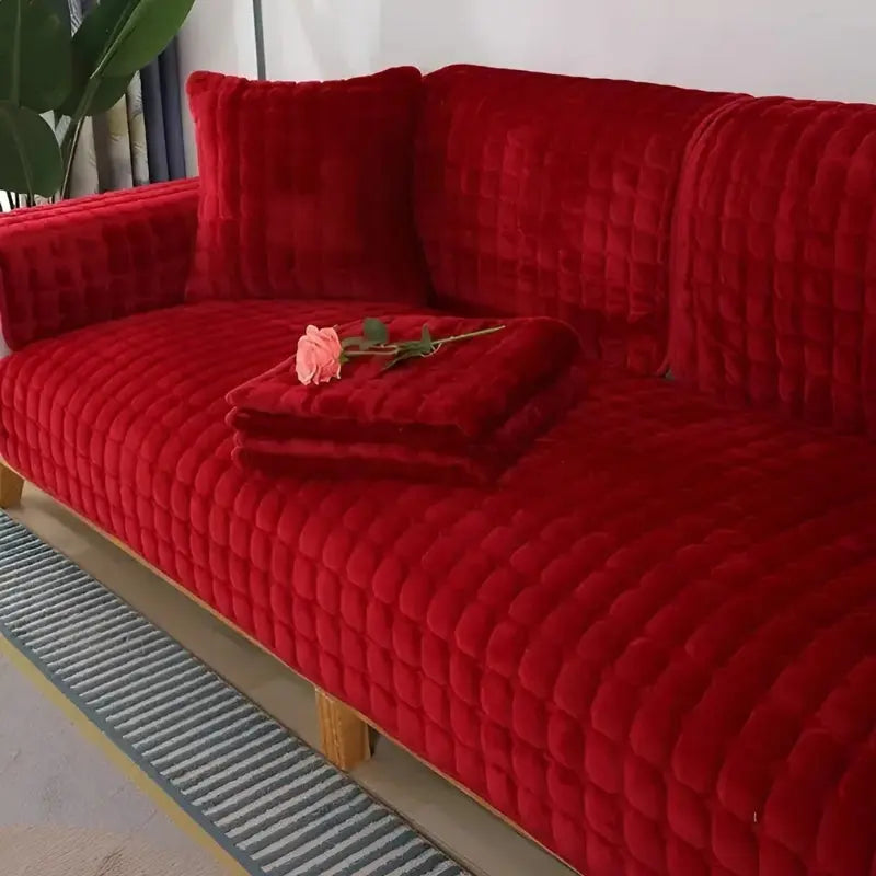 PlushCover™ Neuer Sofa-Look in einem einfachen Schritt! Mivoza Deutschland