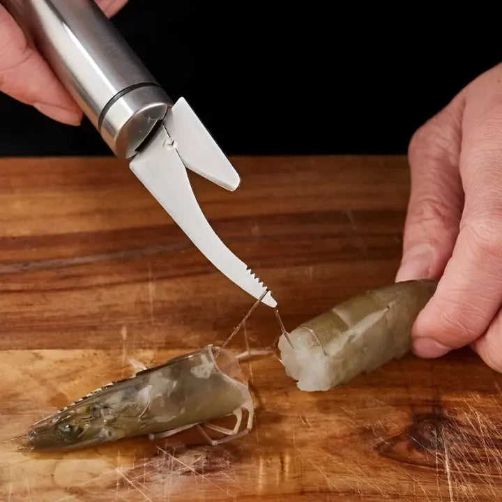 PrawnPro™ 5 in 1 multifunktionales Krabbenschnur-Fischmaul-Messer Mivoza Deutschland