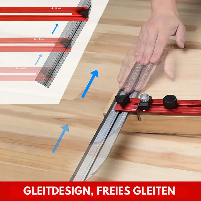 Präzises Treppenmesswerkzeug — Verstellbare Aluminiumwinkel-Schablone Mivoza Deutschland