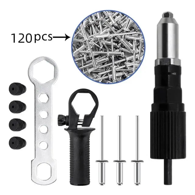 Profi-Nietpistolen-Adapterkit mit 4 verschiedenen Düsen Mivoza Deutschland
