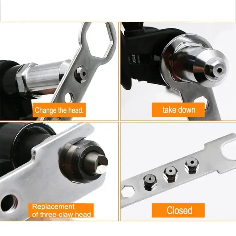Profi-Nietpistolen-Adapterkit mit 4 verschiedenen Düsen Mivoza Deutschland
