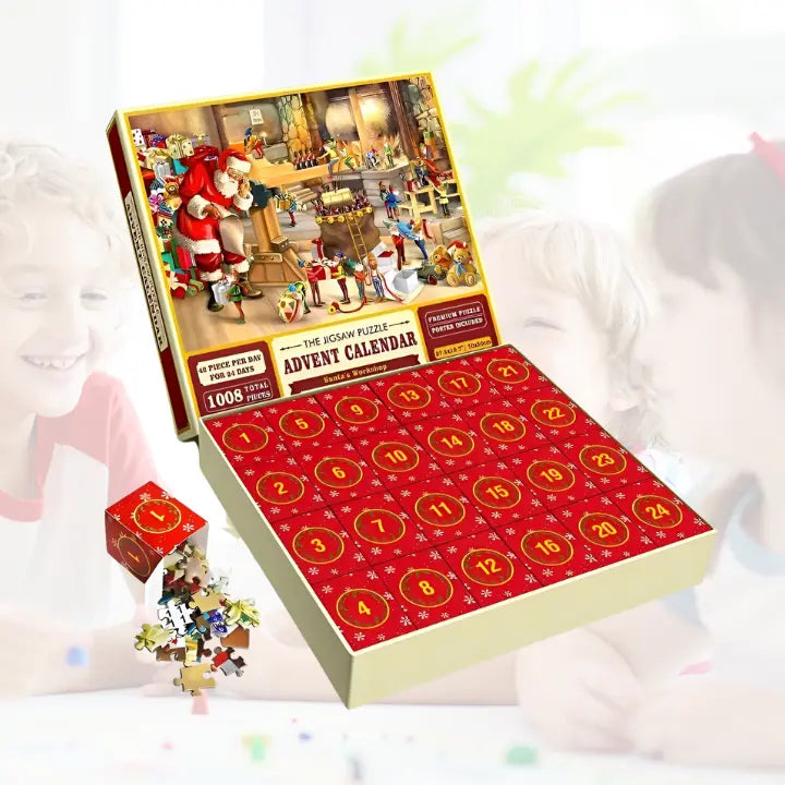 Puzzler'sCountdown™ Nie wieder langweilige Momente beim Warten auf Weihnachten! Mivoza Deutschland