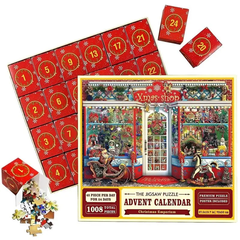 Puzzler'sCountdown™ Nie wieder langweilige Momente beim Warten auf Weihnachten! Mivoza Deutschland
