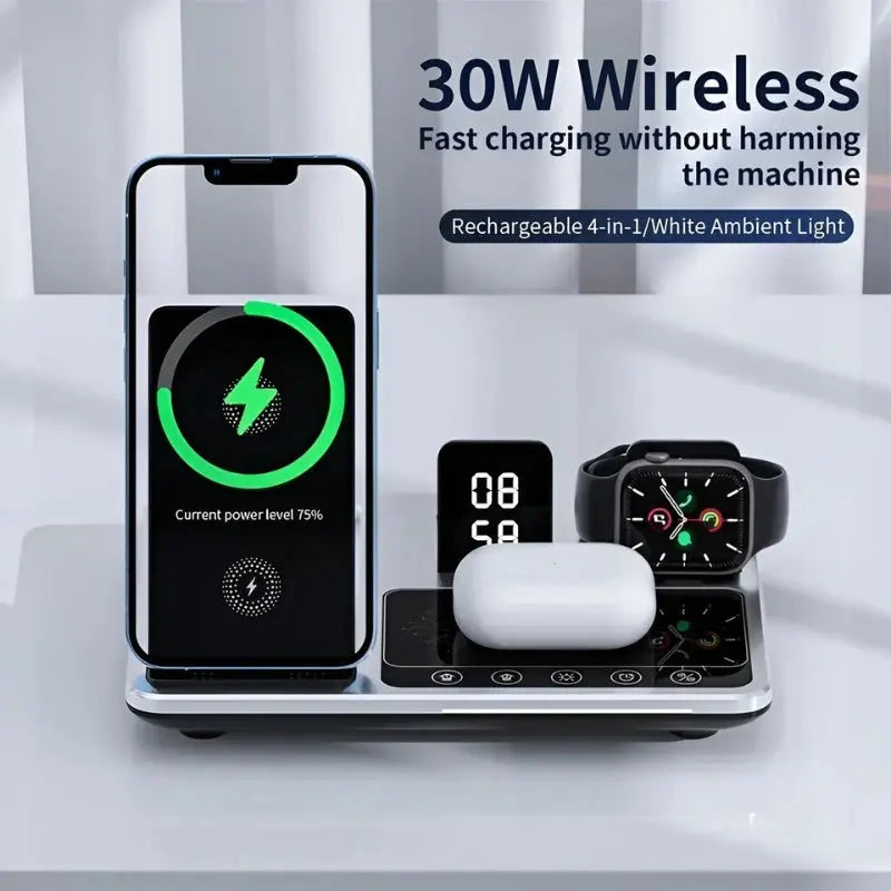 QuadCharge™ Lade 4 Geräte in einem einzigen Power Hub auf! Mivoza Deutschland