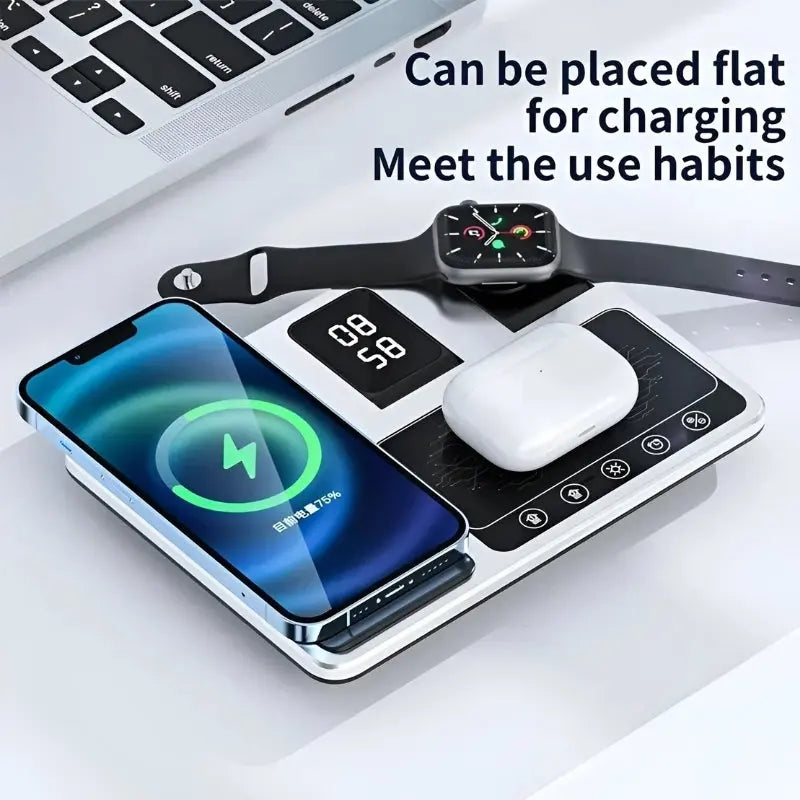 QuadCharge™ Lade 4 Geräte in einem einzigen Power Hub auf! Mivoza Deutschland