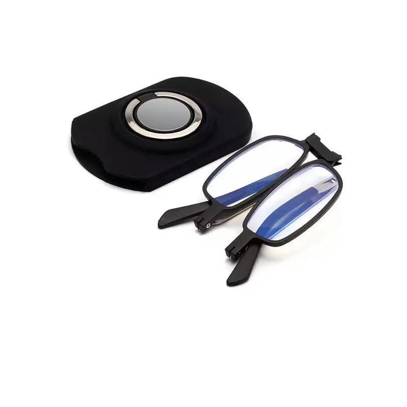 Randlose Gleitsicht-Lesebrille mit Blaulichtfilter und Titanfassung Mivoza Deutschland
