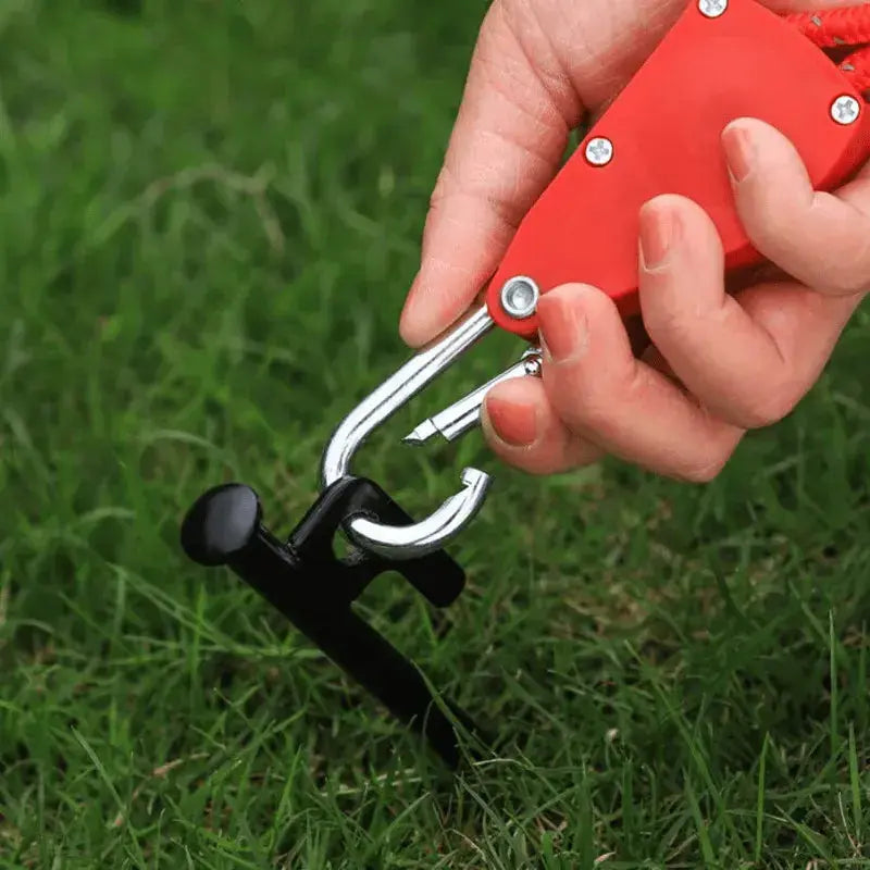 1+1 GRATIS | Winddichtes Outdoor-Seil – 5 m Reflektierendes Nylon mit Karabiner Mivoza Deutschland