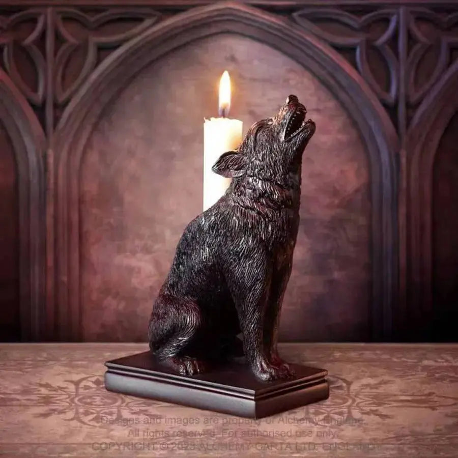 Resin-Kerzenständer im Gothic Stil — Creepy Deko für Partynächte Mivoza Deutschland