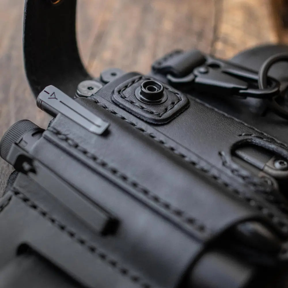 Rindleder-Multitool-Gürteltasche — Robuster Halter für taktische Ausrüstung Mivoza Deutschland