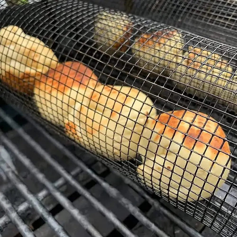 Rollender Grillkorb – Gleichmäßiges Garen ohne Verlust Mivoza Deutschland