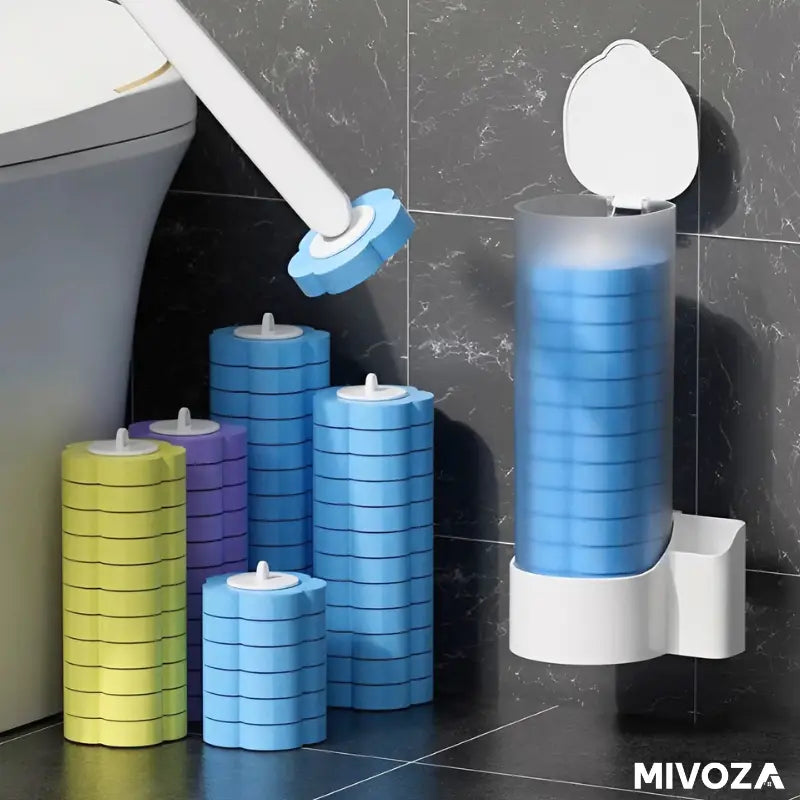 Rutschfeste Toilettenbürste mit austauschbaren Reinigungspads Mivoza Deutschland