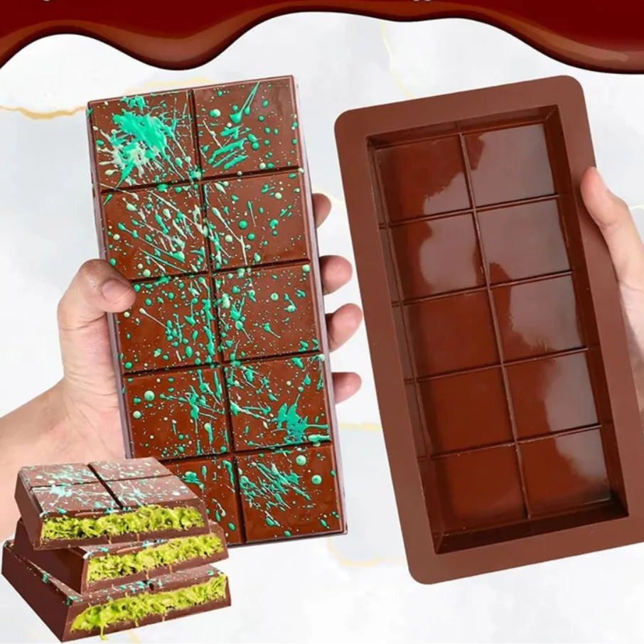 1+1 Gratis | Dubai Schokoladenform – Luxuriöse Gold-Schokolade Zuhause Machen Mivoza Deutschland