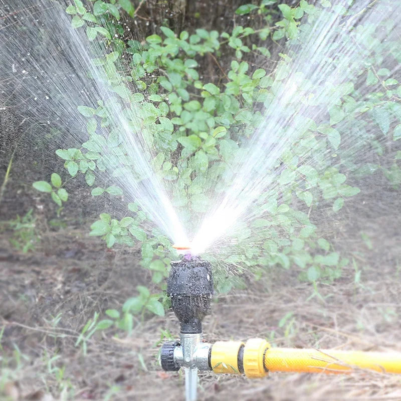 Rotierendes Dreibein-Sprinkler-Set mit Gratis-Gewindeverbinder Mivoza Deutschland