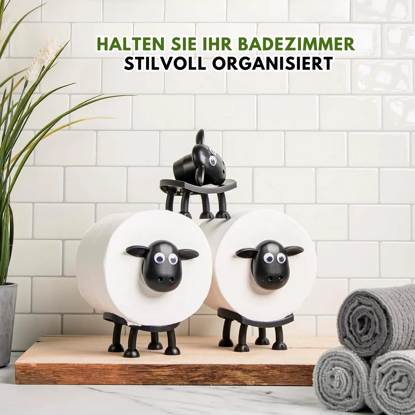 Schaf Toilettenpapierhalter Mivoza Deutschland
