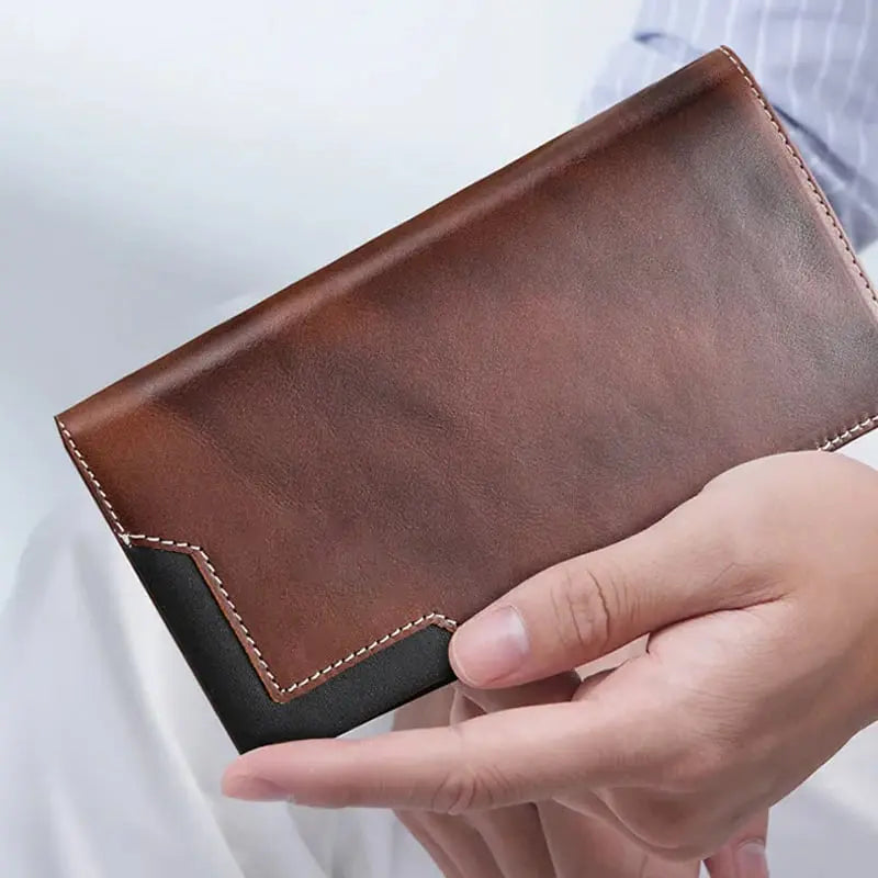 Schlanke Vintage Geldbörse – Robustes Kunstleder, clever organisiert Mivoza Deutschland