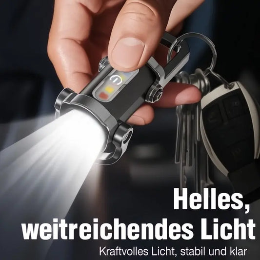 Schlüsselanhänger-Taschenlampe – Licht bei Pannen & Notfällen Mivoza Deutschland