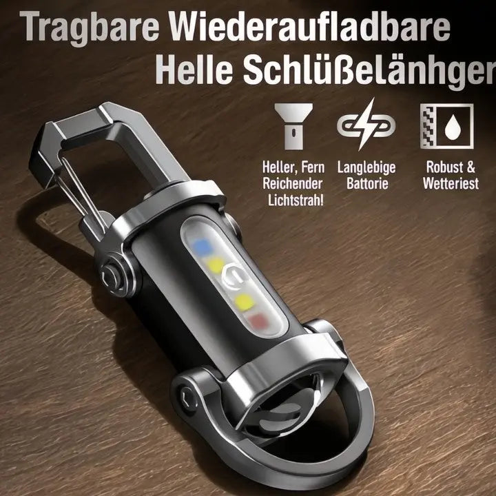 Schlüsselanhänger-Taschenlampe – Licht bei Pannen & Notfällen Mivoza Deutschland