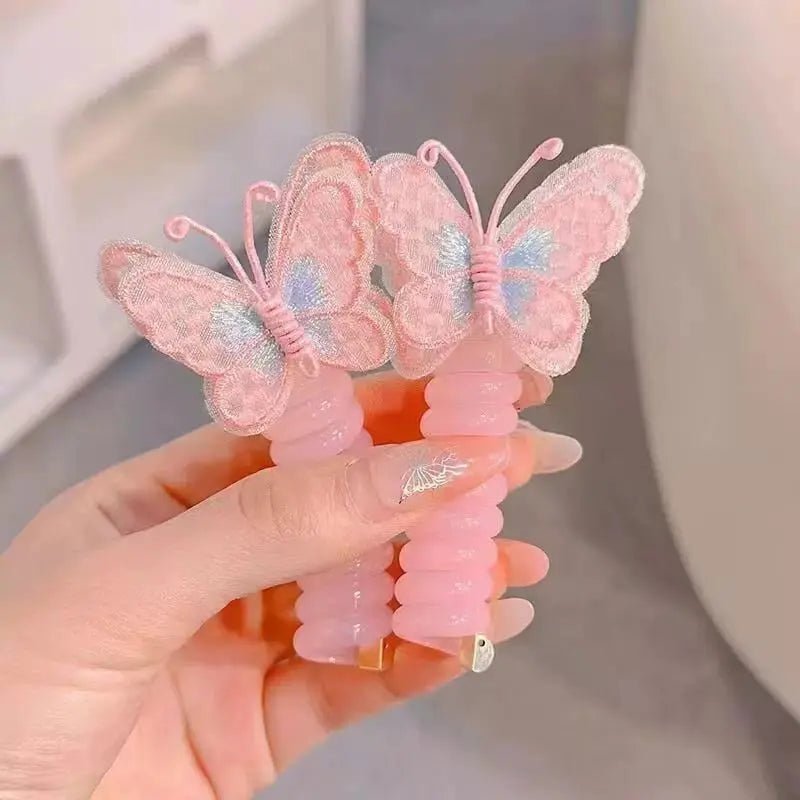 Schmetterlings-Haargummis im Spiraldesign – Süßes Geschenk für Tochter & Enkelin Mivoza Deutschland