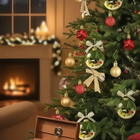 Schneekugel-Ornament mit Nähmotiv und Funkeleffekt Mivoza Deutschland