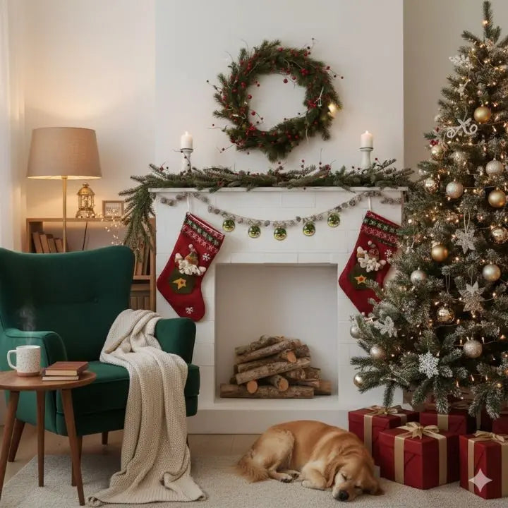 Schneekugel-Ornament mit Nähmotiv und Funkeleffekt Mivoza Deutschland