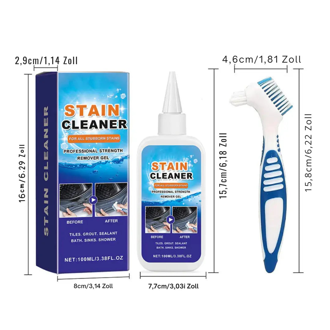 Schnell wirkendes Schimmel- und Fleckenentferner-Gel mit Bürste Mivoza Deutschland