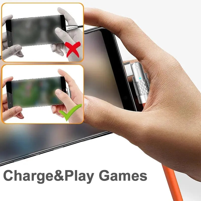 Schnellladefähiges langlebiges 120W drehbares USB-Datenkabel mit Steckverbinder Mivoza Deutschland