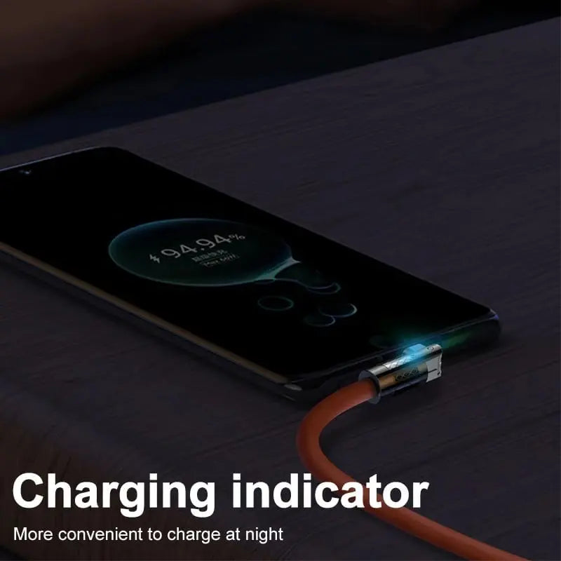 Schnellladefähiges langlebiges 120W drehbares USB-Datenkabel mit Steckverbinder Mivoza Deutschland