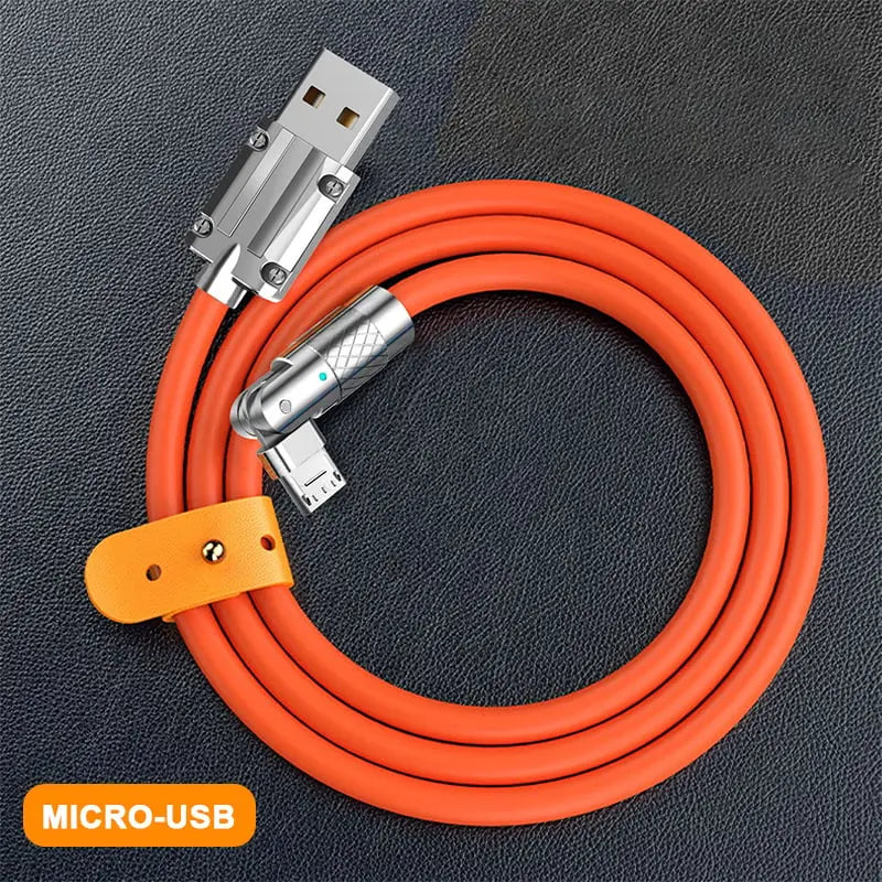 Schnellladefähiges langlebiges 120W drehbares USB-Datenkabel mit Steckverbinder Mivoza Deutschland