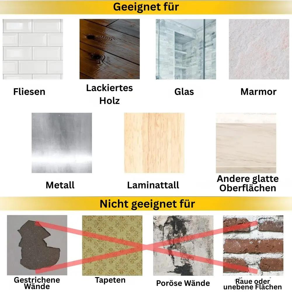 Selbstklebende Wandhaken 40er Set — Sicherer Halt & Tragkraft bis 5 kg Mivoza Deutschland