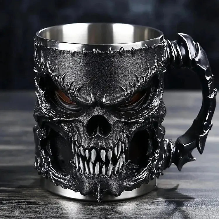 Skull-Tasse „Darkness“ – Legendärer Stil für heiße Getränke Mivoza Deutschland