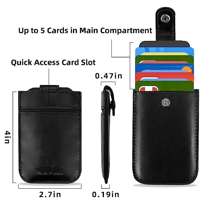 Slim Wallet aus PU-Leder – Sicher & Kompakt Mivoza Deutschland