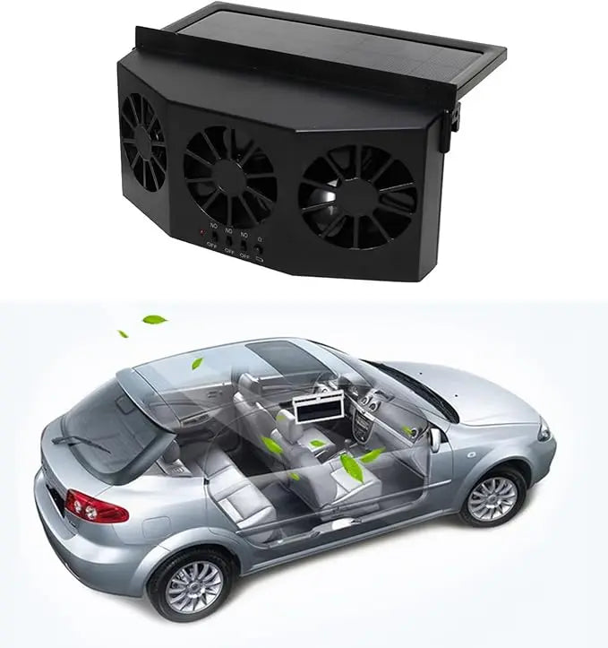 Solarbetriebener Auto-Ventilator – Kabellos & Kompakt Mivoza Deutschland