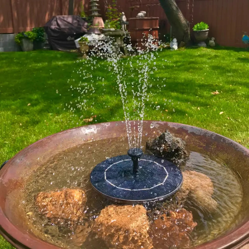 Solarbetriebener Springbrunnen Mivoza Deutschland