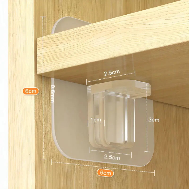 StickShelf™ Selbstklebende Regalstützenhalterung (10er Satz) Mivoza Deutschland