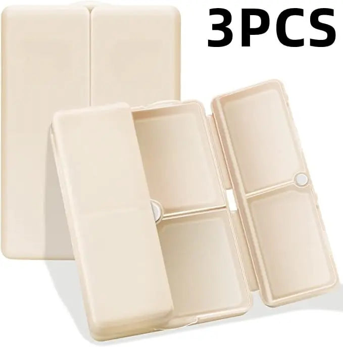 Täglicher Pillenorganizer – Tragbare 7-Fächer-Box mit sicherem Magnetverschluss (3 Stück) Mivoza Deutschland