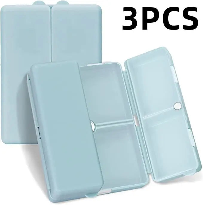 Täglicher Pillenorganizer – Tragbare 7-Fächer-Box mit sicherem Magnetverschluss (3 Stück) Mivoza Deutschland