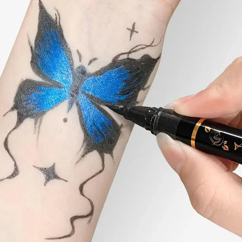 Tattoo-Stifte für Body Art — Kreativer Spaß zu Halloween & Party 10er-Set Mivoza Deutschland