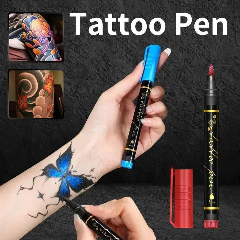 Tattoo-Stifte für Body Art — Kreativer Spaß zu Halloween & Party 10er-Set Mivoza Deutschland