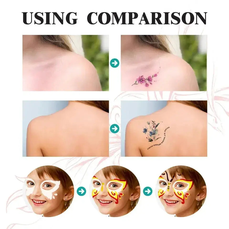 Tattoo-Stifte für Body Art — Kreativer Spaß zu Halloween & Party 10er-Set Mivoza Deutschland