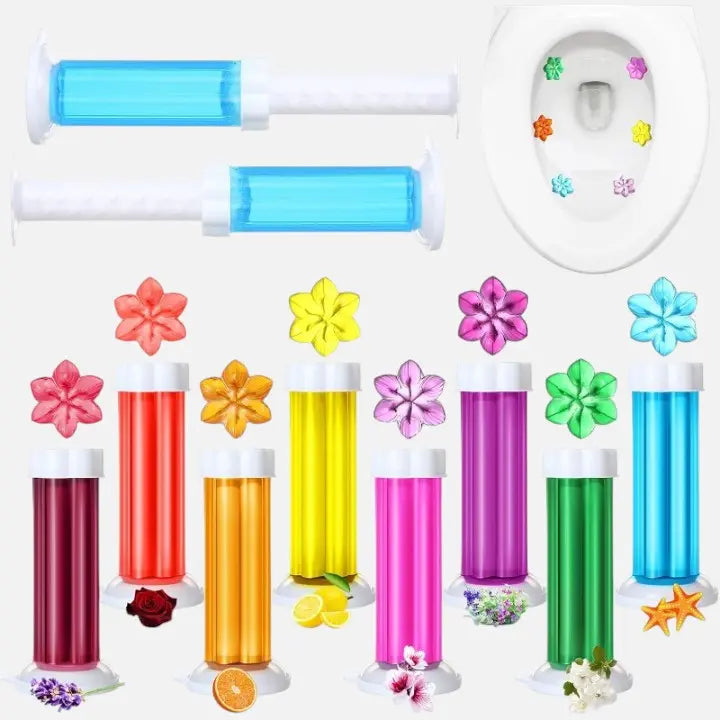 Toiletten Gel-Stempel Set – 12 Stück Mivoza Deutschland