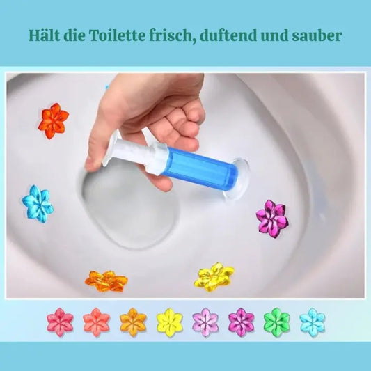 Toiletten Gel-Stempel Set – 12 Stück Mivoza Deutschland