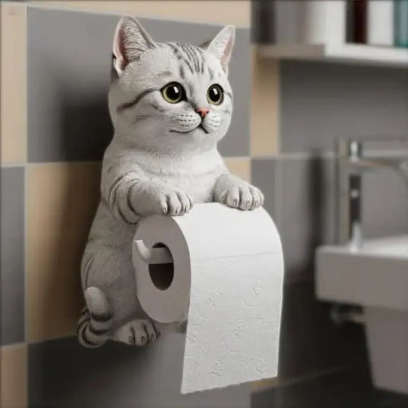 Toilettenpapierhalter Tierkopf — Robuster Harzhalter mit verspieltem Design Mivoza Deutschland