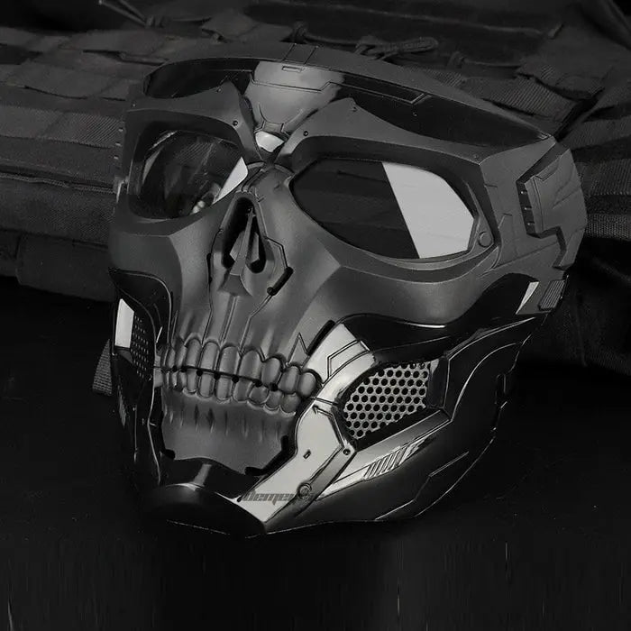 Totenkopf-Gesichtsmaske – Atmungsaktive Schutzausrüstung für Airsoft und Paintball Mivoza Deutschland