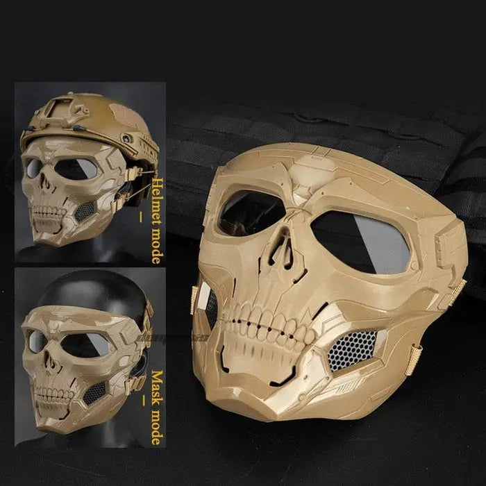 Totenkopf-Gesichtsmaske – Atmungsaktive Schutzausrüstung für Airsoft und Paintball Mivoza Deutschland